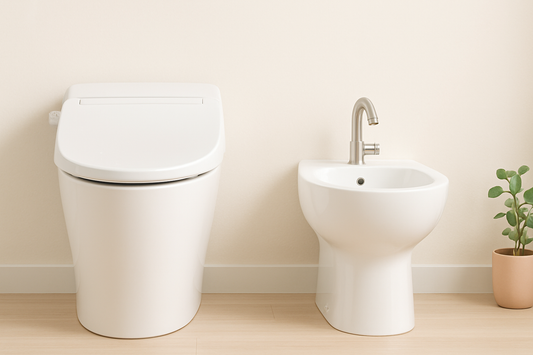 Duschtoalett vs bidé: Den kompletta guiden till skillnaderna