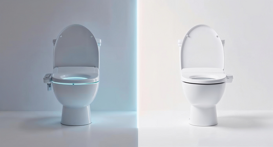 Välj rätt bidé: Jämför elektrisk och icke-elektrisk duschtoalett