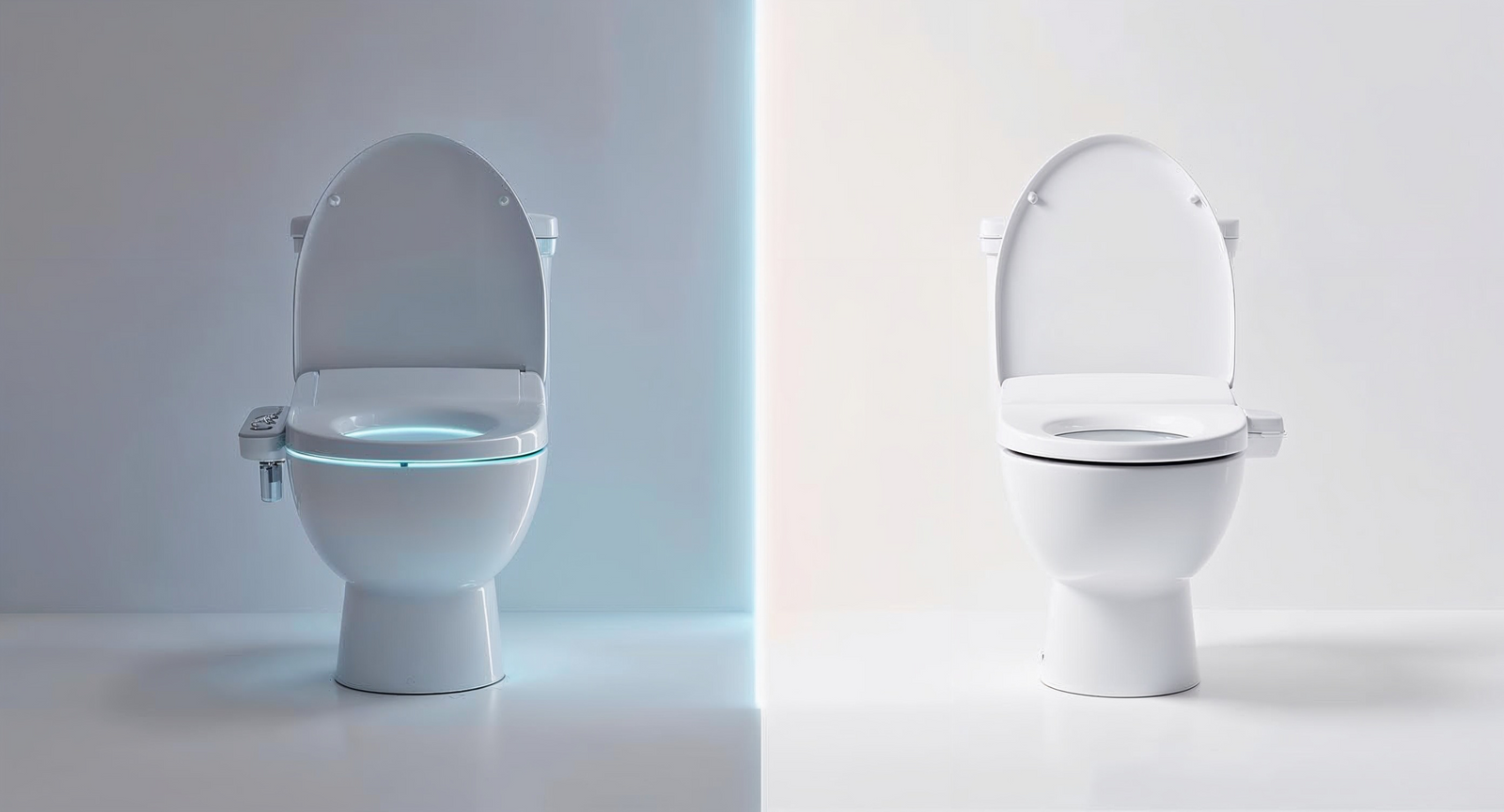 Välj rätt bidé: Jämför elektrisk och icke-elektrisk duschtoalett